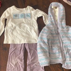 Janie and Jack, 3T/4T, 3 piece set